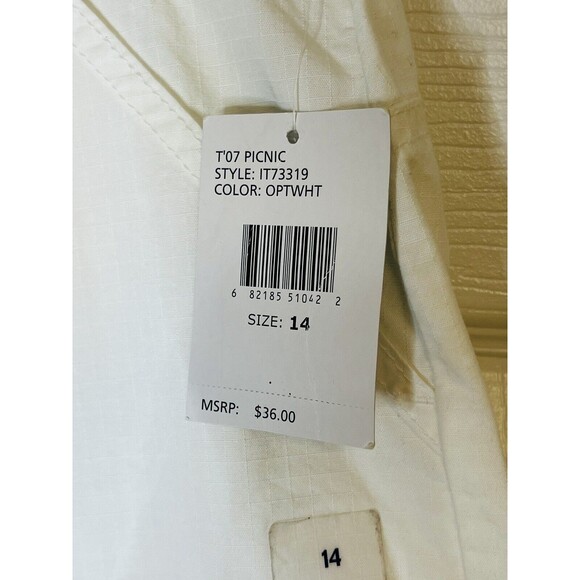 Izod Women’s Performance Hiking Walking Golf Cargo Shorts 14 New With Tags READ - Picture 7 of 10